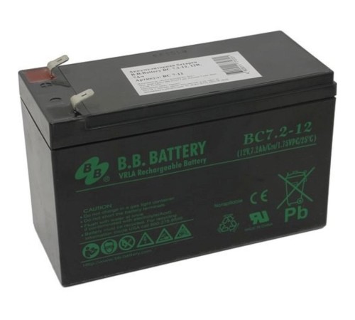 B.B. Battery Аккумулятор BC 7.2-12  (12V 7,2Ah)