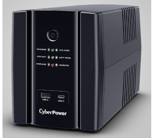 CyberPower UT1500EG ИБП {Line-Interactive, Tower, 1500VA/900W USB/RJ11/45/USB charger A/C (4 EURO) NEW}