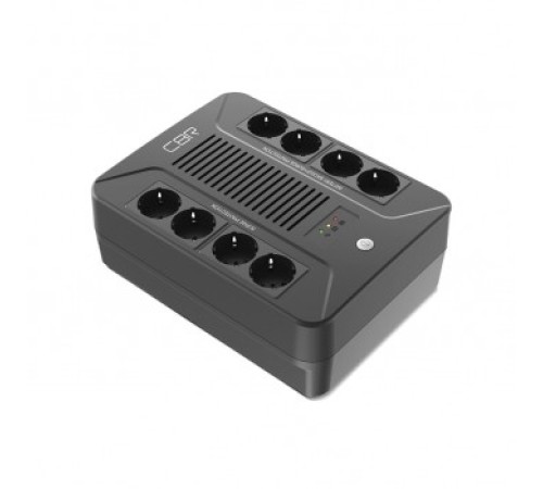 ИБП CBR [UPS-OFB-101E-850] 850VA/510W, Schuko CEE 7 Outlets: (x4 Battery & Surge Protected; x4 Surge Protected), LED, AVR, SEC, 12V/8Ah