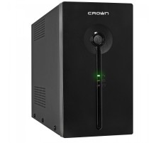 CROWN ИБП CMU-SP1200IEC USB {1200VA\720W, корпус металл, 2x12V/9AH, розетки 8*IEC+1*IEC C13, AVR, cъёмный кабель питания 1.8 м, RJ11/45, USB, LED}