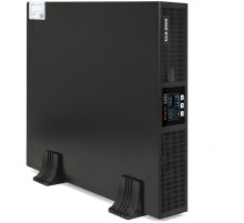 Exegate EP285647RUS ИБП On-line ExeGate PowerExpert ULS-2000.LCD.AVR.C13.USB.RS232.SNMP.2U <2000VA/2000W, On-Line, PF=1, LCD, 6*IEC-C13, RS232, USB, SNMP-slot, Rackmount 2U/Tower, Black>