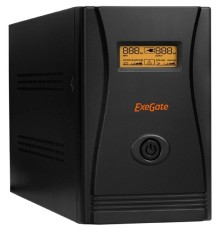 Exegate EP285517RUS ИБП ExeGate SpecialPro Smart LLB-2000.LCD.AVR.C13.RJ.USB <2000VA/1200W, LCD, AVR, 6*IEC-C13, RJ45/11, USB, Black>