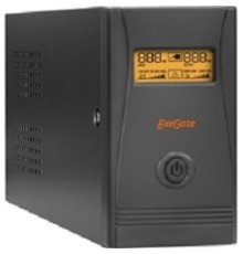 Exegate EP285476RUS ИБП ExeGate Power Smart ULB-850.LCD.AVR.C13.RJ.USB <850VA/480W, LCD, AVR, 4*IEC-C13, RJ45/11, USB, Black>