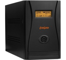 Exegate EP285500RUS ИБП ExeGate SpecialPro Smart LLB-1500.LCD.AVR.C13.RJ.USB <1500VA/950W, LCD, AVR, 6*IEC-C13, RJ45/11, USB, Black>