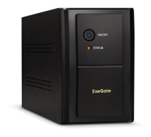 Exegate EP285491RUS ИБП ExeGate SpecialPro UNB-1200.LED.AVR.EURO.RJ <1200VA/750W, LED, AVR, 4 евророзетки, RJ45/11, Black>