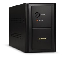 Exegate EX292611RUS ИБП ExeGate SpecialPro UNB-2200.LED.AVR.1SH.2C13.RJ.USB <2200VA/1300W, LED, AVR,1*Schuko+2*C13, RJ45/11, USB, металлический корпус, Black>