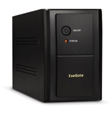 Exegate EX292611RUS ИБП ExeGate SpecialPro UNB-2200.LED.AVR.1SH.2C13.RJ.USB <2200VA/1300W, LED, AVR,1*Schuko+2*C13, RJ45/11, USB, металлический корпус, Black>