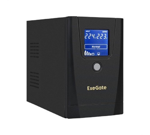 Exegate EX292787RUS ИБП ExeGate SpecialPro Smart LLB-1000.LCD.AVR.1SH.2C13 <1000VA/550W, LCD, AVR, 1*Schuko+2*C13, металлический корпус, Black> Exegate EX292787RUS ИБП ExeGate SpecialPro Smart LLB-1000.LCD.AVR.1SH.2C13 <1000VA/550W, LCD, AVR, 1*Schuko+2*C13, металлический корпус, Black>