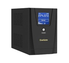 Exegate EX292795RUS ИБП ExeGate SpecialPro Smart LLB-1200.LCD.AVR.2SH.3C13 <1200VA/750W, LCD, AVR, 2*Schuko+3*C13, съемн.кабель, металлический корпус, Black>