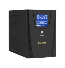 Exegate EX292795RUS ИБП ExeGate SpecialPro Smart LLB-1200.LCD.AVR.2SH.3C13 <1200VA/750W, LCD, AVR, 2*Schuko+3*C13, съемн.кабель, металлический корпус, Black>