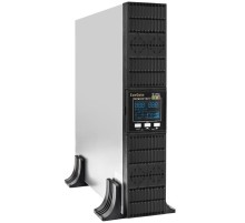Exegate EX293048RUS ИБП On-line ExeGate PowerExpert ULS-1000.LCD.AVR.1SH.2C13.USB.RS232.SNMP.2U <1000VA/1000W, On-Line, PF=1, LCD, 1*Schuko+2*C13 , RS232, USB, SNMP-slot, Rackmount 2U/Tower, металличе
