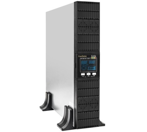 Exegate EX293048RUS ИБП On-line ExeGate PowerExpert ULS-1000.LCD.AVR.1SH.2C13.USB.RS232.SNMP.2U <1000VA/1000W, On-Line, PF=1, LCD, 1*Schuko+2*C13 , RS232, USB, SNMP-slot, Rackmount 2U/Tower, металличе Exegate EX293048RUS ИБП On-line ExeGate PowerExpert ULS-1000.LCD.AVR.1SH.2C13.USB.RS232.SNMP.2U <1000VA/1000W, On-Line, PF=1, LCD, 1*Schuko+2*C13 , RS232, USB, SNMP-slot, Rackmount 2U/Tower, металличе