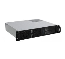 Procase RM238-B-0 Корпус 2U Rack server case, черный, без блока питания(PS/2,mini-redundant), глубина 380мм, MB 9.6"x9.6"
