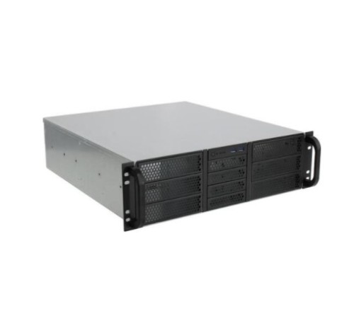 Procase RE306-D6H4-C-48 Корпус 3U server case,6x5.25+4HDD,черный,без блока питания,глубина 480мм,MB CEB 12"x10.5"