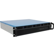 Procase ES204XS-SATA3-B-0 Корпус 2U Rack server case (4 SATA III/SAS 12Gbit hotswap HDD), черный, без блока питания, глубина 400мм, MB 12"x13"