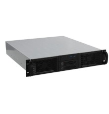 Procase Корпус 2U server case,0x5.25+8HDD,черный,без блока питания(2U,2U-redundant),глубина 650мм,EATX 12"x13", панель вентиляторов 4*80х25 PWM