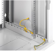 Шкаф коммутационный ЦМО ШРН-ЭКОНОМ (ШРН-Э-12.500-9005) настенный 12U 600x520мм пер.дв.стекл 75кг черный 470мм