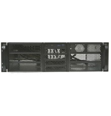 Procase Корпус 3U server case,6x5.25+4HDD,черный,без блока питания(2U,2U-redundant),глубина 480мм,MB CEB 12"x10.5",8slot [RE306-D6H4-C8-48]