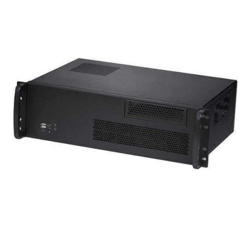 Procase Корпус 3U rear/front-access server case, черный, без блока питания, глубина 300мм, MB 12"x9.6"
