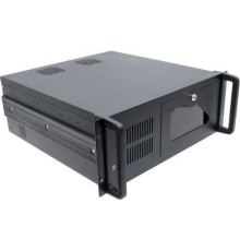 Procase Корпус 4U Rack server case, черный, дверца, без блока питания, глубина 450мм, MB 12"x9.6"