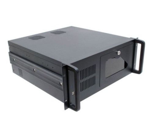 Procase Корпус 4U Rack server case, черный, дверца, без блока питания, глубина 450мм, MB 12"x9.6"