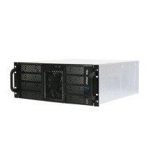 Procase Корпус 4U server case,8x5.25+5HDD,черный,без блока питания,глубина 550мм,MB CEB 12"x10,5", панель вентиляторов 3*120x25 PWM