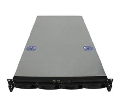 Exegate EX264267RUS Серверный корпус Exegate Pro 1U660-HS04 <RM 19",  высота 1U, глубина 660, без БП, 4xHotSwap, USB>