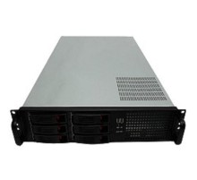 Exegate EX264268RUS Серверный корпус Exegate Pro 2U660-HS06 <RM 19",  высота 2U, глубина 660, без БП, 6xHotSwap, USB>