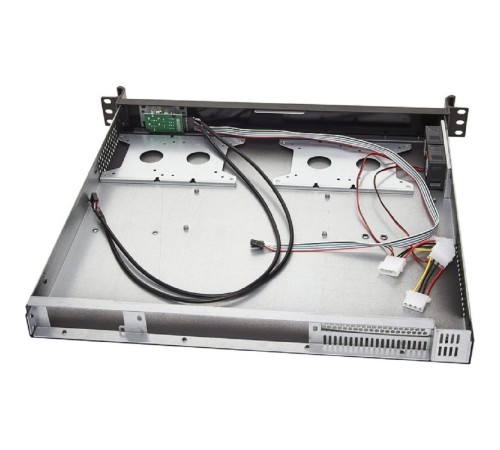 Exegate EX287749RUS Серверный корпус ExeGate Pro 1U390-01 <RM 19", высота 1U, глубина 390, БП F400AS, USB>