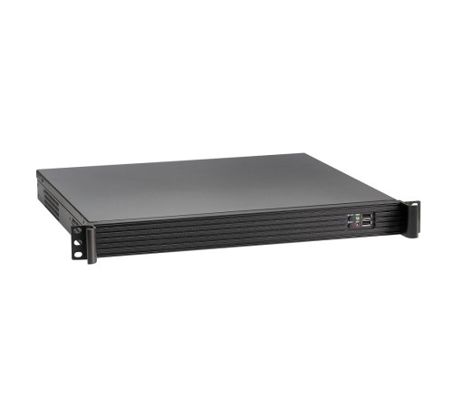 Exegate EX279686RUS Серверный корпус Exegate Pro 1U390-01 <RM 19",  высота 1U, глубина 390, без БП, USB>