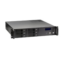 Exegate EX279705RUS Серверный корпус Exegate Pro 2U480-HS06 <RM 19",  высота 2U, глубина 480, без БП, 6xHotSwap, USB>