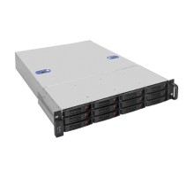 Exegate EX292490RUS Серверный корпус ExeGate Pro 2U660-HS12 <RM 19", высота 2U, глубина 660, без БП, 12xHotSwap, USB>