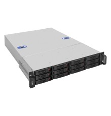 Exegate EX292490RUS Серверный корпус ExeGate Pro 2U660-HS12 <RM 19", высота 2U, глубина 660, без БП, 12xHotSwap, USB>