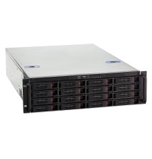 Exegate EX281234RUS Серверный корпус ExeGate Pro 3U660-HS16 <RM 19",  высота 3U, глубина 660, без БП, 16xHotSwap, USB>