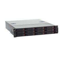 Exegate EX281233RUS Серверный корпус ExeGate Pro 2U550-HS12 <RM 19",  высота 2U, глубина 550, без БП, 12xHotSwap, USB>