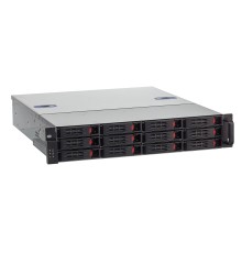 Exegate EX281233RUS Серверный корпус ExeGate Pro 2U550-HS12 <RM 19",  высота 2U, глубина 550, без БП, 12xHotSwap, USB>