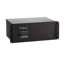 Exegate EX281235RUS Серверный корпус ExeGate Pro 4U300-08 <RM 19",  высота 4U, глубина 300, без БП, USB>