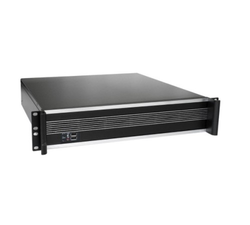 Exegate EX284958RUS Серверный корпус ExeGate Pro 2U450-09 <RM 19", высота 2U, глубина 450, без БП, 2*USB>