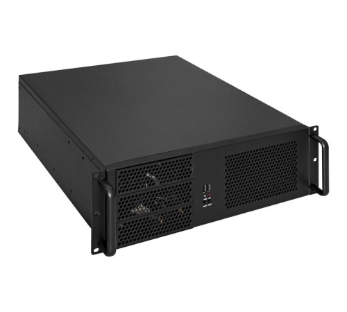 Exegate EX293541RUS Серверный корпус ExeGate Pro 3U390-08 <RM 19", высота 3U, глубина 390, БП 1000ADS, USB>