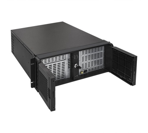 Exegate EX293245RUS Серверный корпус ExeGate Pro 4U480-15/4U4132 <RM 19", высота 4U, глубина 480, БП 1000RADS, USB>