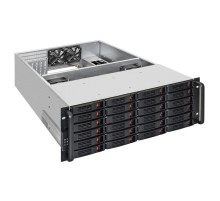 Exegate EX292425RUS Серверная платформа ExeGate Pro 4U660-HS24 <RM 19", высота 4U, глубина 660, Redundant БП 2x800W, 24xHotSwap, USB>