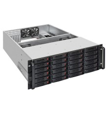 Exegate EX292425RUS Серверная платформа ExeGate Pro 4U660-HS24 <RM 19", высота 4U, глубина 660, Redundant БП 2x800W, 24xHotSwap, USB>