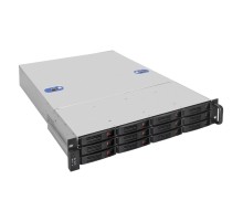 Exegate EX293403RUS Серверный корпус ExeGate Pro 2U660-HS12 <RM 19", высота 2U, глубина 660, БП 2U-500ADS, 12xHotSwap>