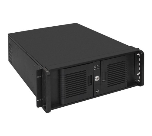 Exegate EX293569RUS Серверный корпус ExeGate Pro 4U480-15/4U4132 <RM 19", высота 4U, глубина 480, БП 1000ADS, USB>