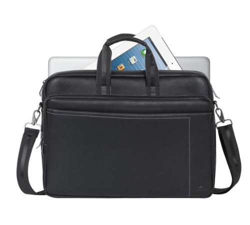 Сумка для ноутбука 16" Riva 8940 (PU) черный