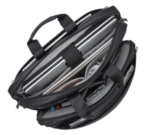 Сумка для ноутбука 16" Riva 8940 (PU) черный