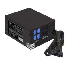Exegate EX292210RUS Серверный БП 600W ExeGate ServerPRO-600RADS (ATX, for 3U+ cases, APFC, КПД 80% (80 PLUS), 14cm fan, 24pin, (4+4)pin, PCIe, 5xSATA, 4xIDE, FDD, Cable Management, black)