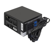 Exegate EX292211RUS Серверный БП 700W ExeGate ServerPRO-700RADS (ATX, for 3U+ cases, APFC, КПД 80% (80 PLUS), 14cm fan, 24pin, 2(4+4)pin, PCIe, 5xSATA, 4xIDE, FDD, Cable Management, black)