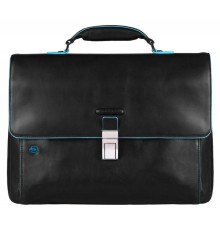 Портфель Piquadro Blue Square CA3111B2/N черный натур.кожа/нейлон