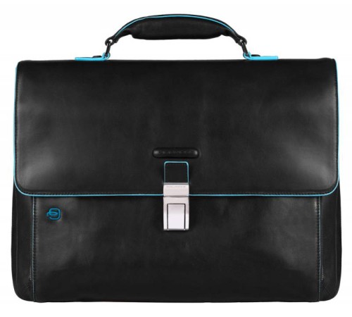Портфель Piquadro Blue Square CA3111B2/N черный натур.кожа/нейлон Портфель Piquadro Blue Square CA3111B2/N черный натур.кожа/нейлон